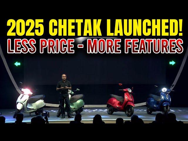 2025 Bajaj Chetak Electric Scooter Launch in India - Chetak 3501 - EV Bro