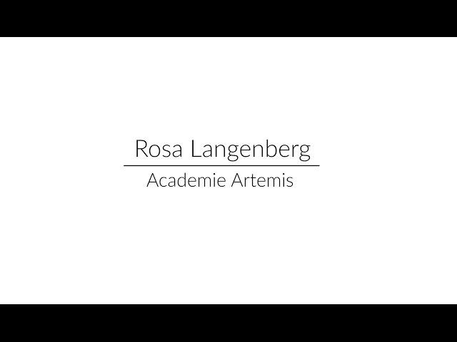 Rosa Langenberg - toelating Artemis 2016