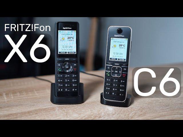 AVM FRITZ!Fon X6 im Test - FRITZ!Fon C6 vs X6