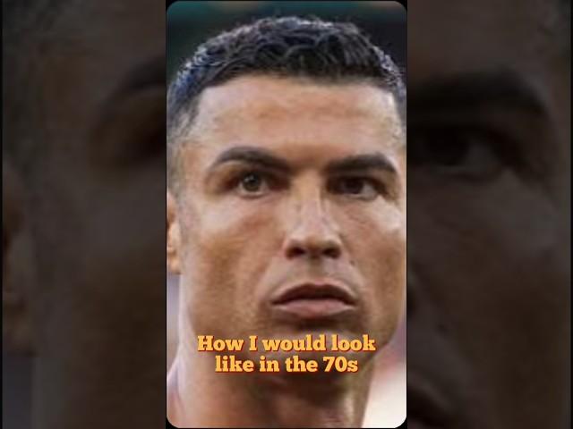 How Would Cristiano Ronaldo Look In The 70's? #shorts #cristianoronaldo