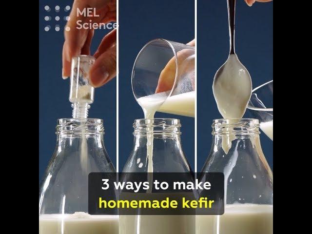 3 ways to make homemade kefir