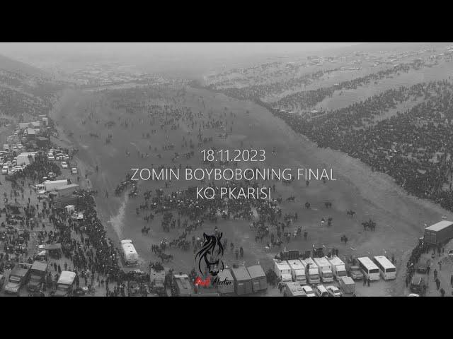 3 - KUN ZOMIN OQTOSH MAYDONI CHEMPIONAT ULOQ KO’PKARI 18.11.2023 TO’LIQ DRON VIDEO