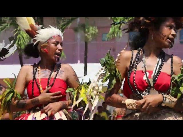 Cultural Group dancers from Rigo, Central Province