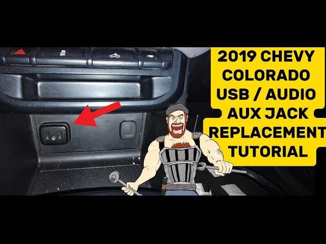 2019 - 2022 CHEVY COLORADO USB PORT _ AUX MEDIA JACK REPLACEMENT TUTORIAL 2nd Way