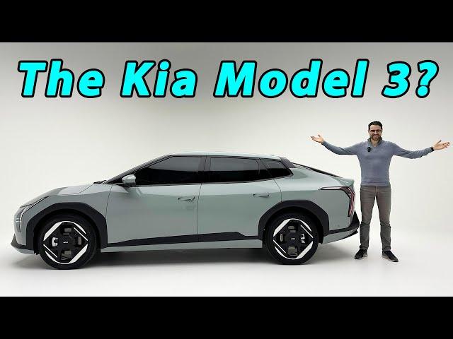 Stinger electrified? Kia EV4 sedan vs hatch PREMIERE plus preview EV2