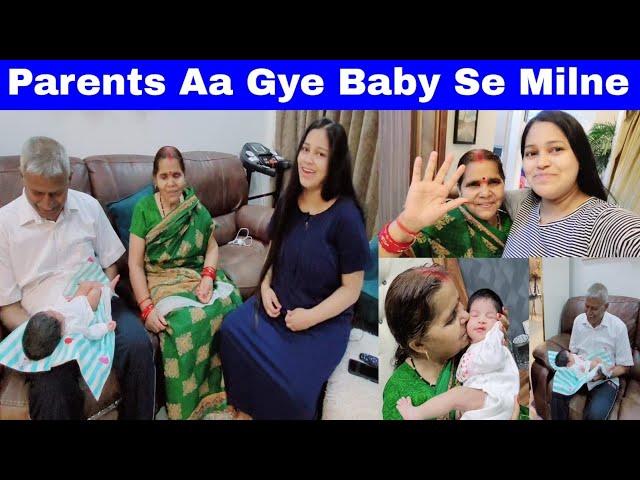  Dekho Hamare Newborn Baby se Milne kaun kaun aaya  1st Reaction of Parenta Baby ke Saath ‍️