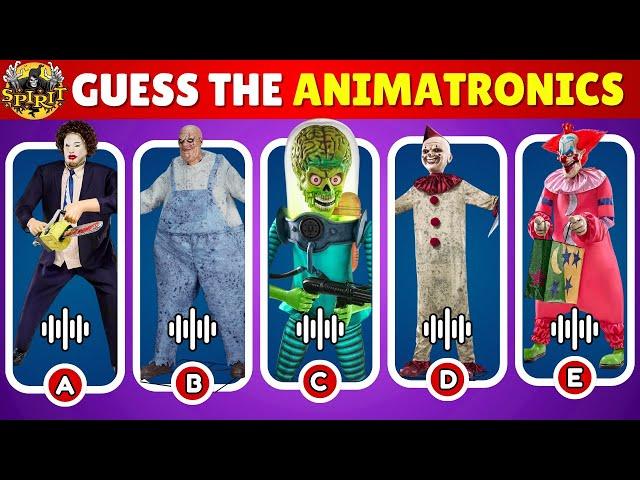 The Ultimate Spirit Halloween Challenge! Guess the ANIMATRONICS!