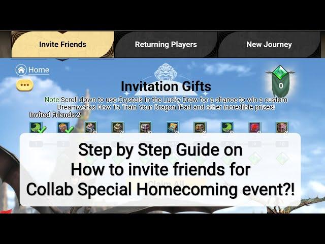 Lords mobile - Step by step guide for Homecoming Event?!