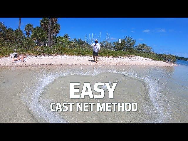 How To Throw A Cast Net Step by Step - Captain Mike / ReelReports