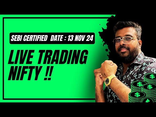 Bank Nifty50:NOV 13th  Live Options Trading today#BankNiftyTradingLive|2024 Learn Trading Easy Way