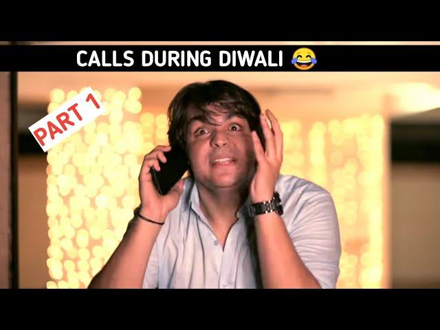 conversation on phone during Diwali | Ashish chanchlani| how to wish for Diwali ? #youtubeshots