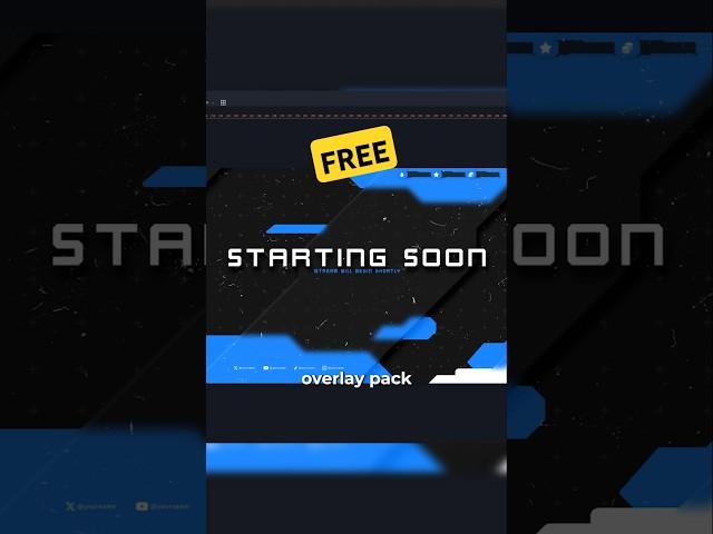 Get FREE Twitch overlay packs #streaming #twitchtips #twitchoverlay #twitchoverlays
