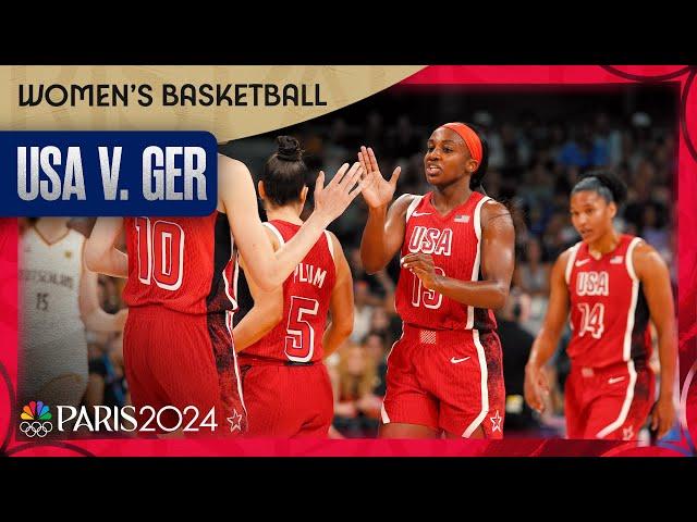 U.S. TOO MUCH for Germany, finishes undefeated in group play | Paris Olympics | NBC Sports