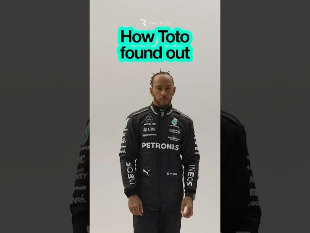 How Hamilton told Mercedes he was leaving