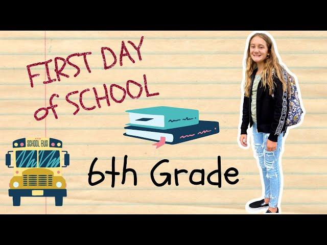 FIRST DAY of MIDDLE SCHOOL | 6th GRADE | Back to School 2021