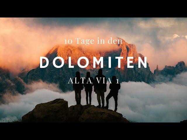 10 Tage wandern auf dem Dolomiten Höhenweg 1