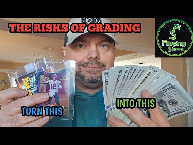 MAKE EASY MONEY FLIPPING SPORTS CARDS?  THE RISKS OF BUYING RAW TO GRADE.  IT'S A GAMBLE