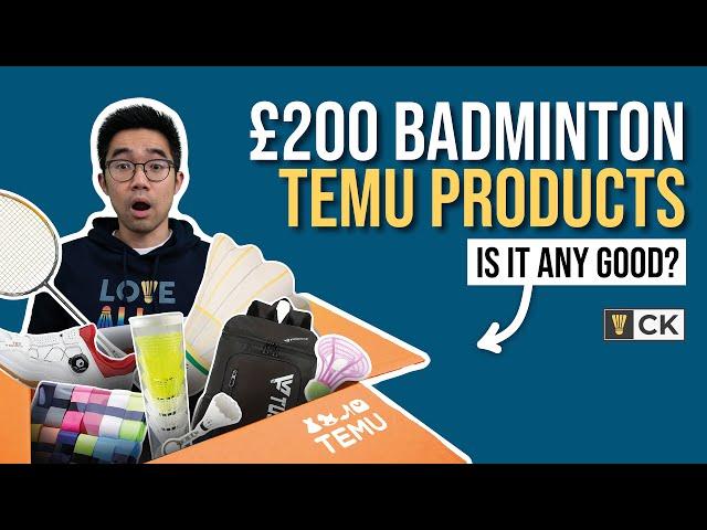 Buying Badminton Equipment on Temu - Will it be OK?