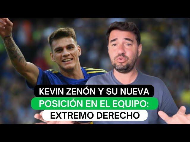 Kevin Zenón y su nueva posición en el equipo: extremo derecho