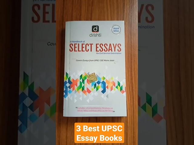 3 Best Essay books for UPSC