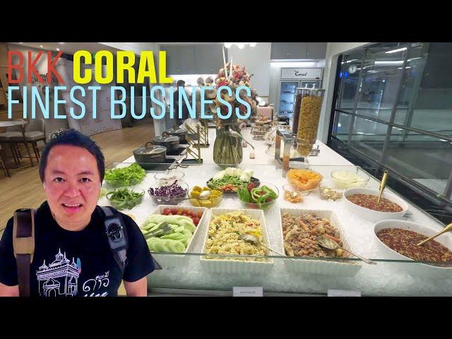 CORAL FINEST BUSINESS CLASS LOUNGE at BANGKOK SUVARNABHUMI AIRPORT  INTERNATIONAL DEPARTURE GATE D