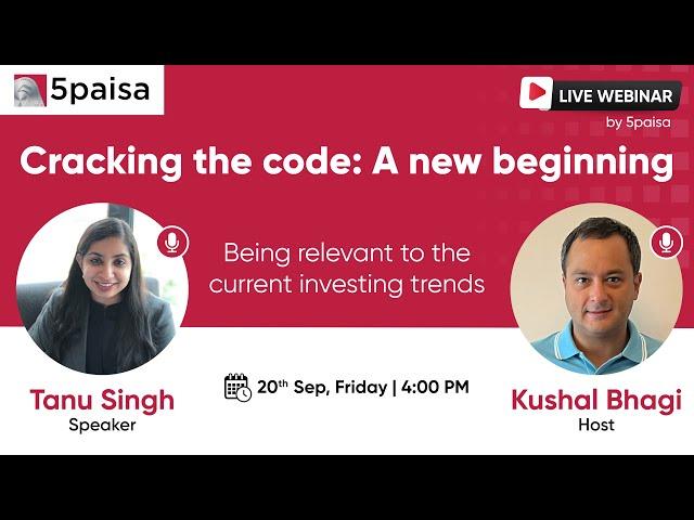 How to Identify Current Investing Trends? | Live Webinar with Ms. Tanu Singh (CRO @InvestorAi)