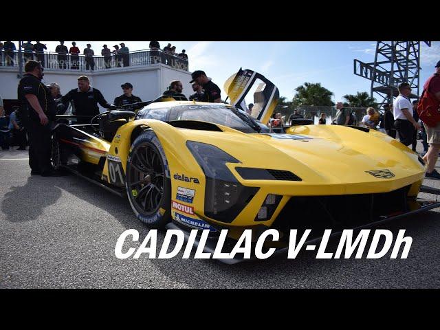 Cadillac V-LMDh GTP Start Up and On Track Testing at Daytona