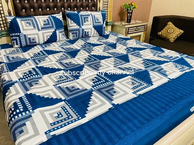 #3D-Crystal cotton Bedsheets* 50% off/now order/#3dbedsheets/#onlineshoppingstore