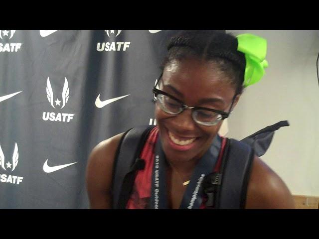 Shamier Little Excited to Win US 2018 400m Hurdle Title