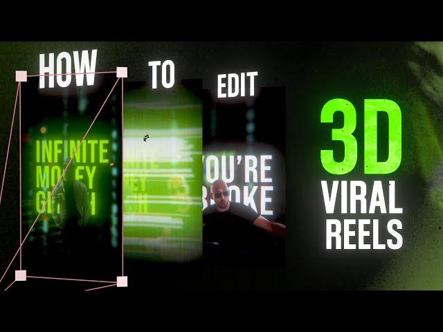 How To Actually Edit 3D Viral Instagram Reels Like Houston Kold Pt. 2