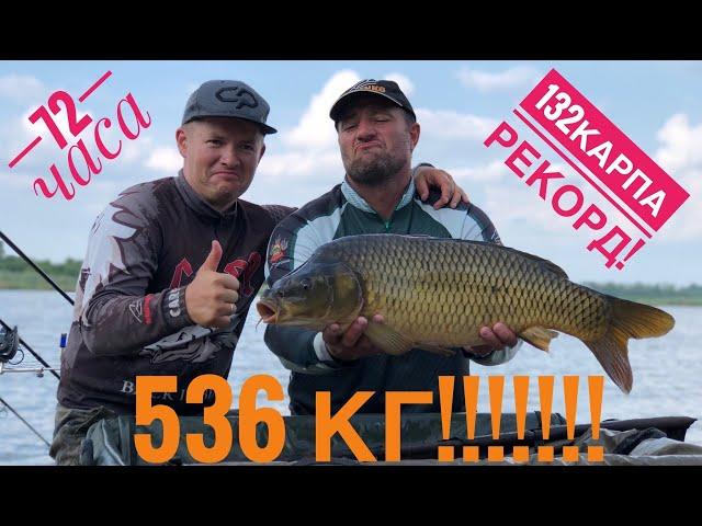 Рекорд!!!!! 536 кг КАРПА за 72 часа! (13+)