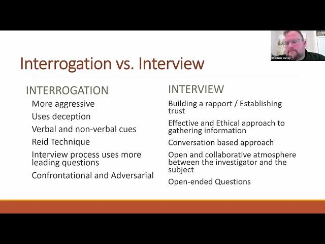 Implementing a Trauma-Informed Approach in Investigative Procedures