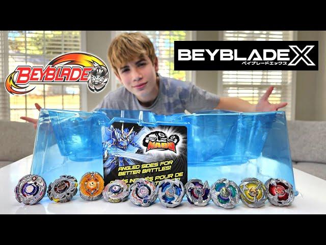 BEYBLADE METAL FIGHT (FUSION) vs. BEYBLADE X in the INFINITY NADO Stadium - These Battles are SICK!