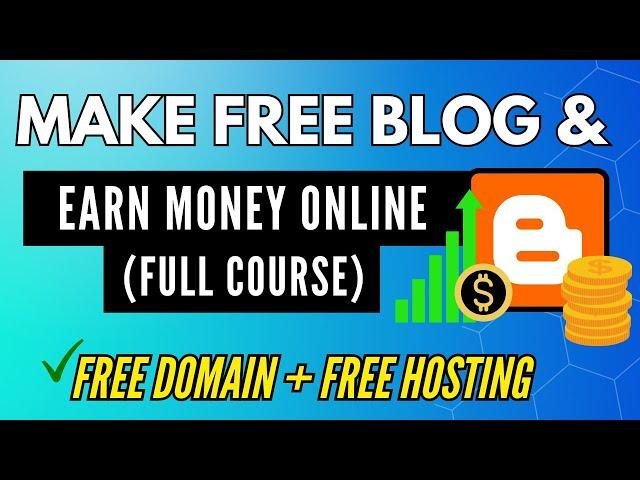 How to Create Free Affiliate Marketing Website with Blogger (Make Money Online)