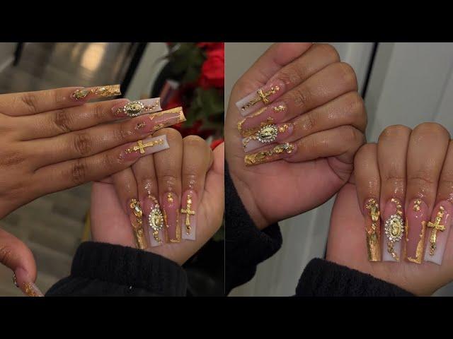 WATCH ME WORK + BEGINNER NAIL ADVICE 2024🩷 (Pt1)| acrylic nail tutorial