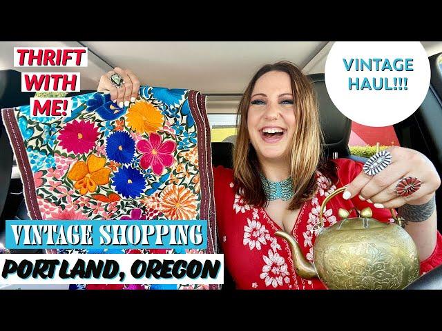 VINTAGE SHOPPING IN PORTLAND | Thrift With Me | Shop With Me At One Of Portland's Top Vintage Malls!