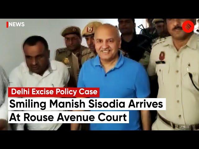 Former Delhi Deputy CM Manish Sisodia Brought To Rouse Avenue Court In New Delhi