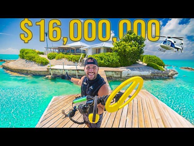 Searching For Treasure at OFF-GRID Luxury Private Island!! (Helicopter Spearfishing) EXPENSIVE FIND