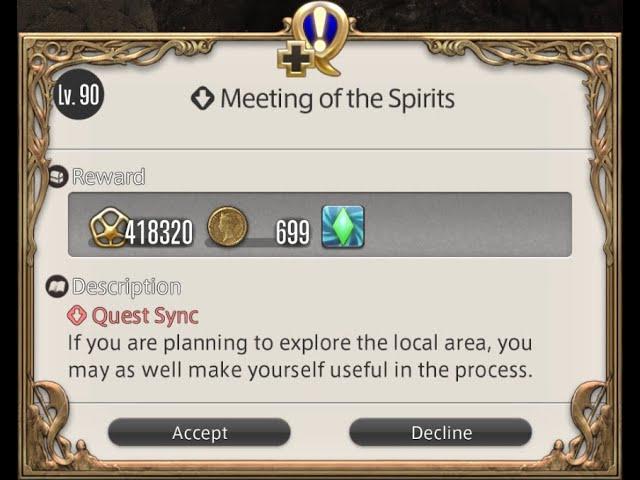 [PC] FFXIV 7.0 - CURRENT14 - Meeting of the Spirits (Lv90)