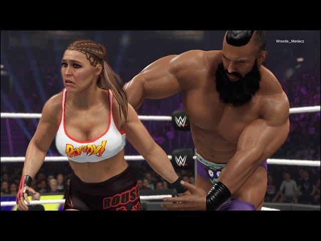 Ronda Rousey vs. Krishna - WWE 2K24 - Amazing Wrestling