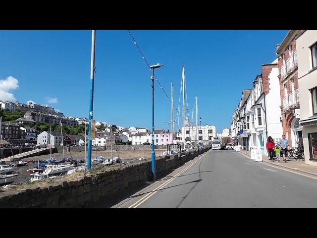 A Drive Through Ilfracombe Seafront And Harbour From Mullacott Cross North Devon/