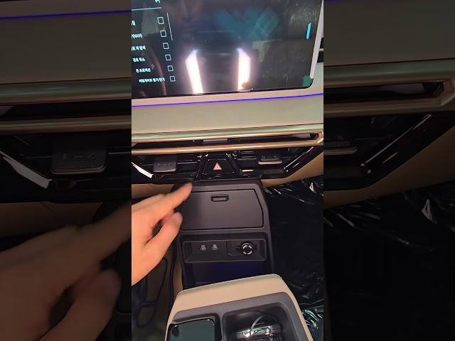 하이브리드 등장! 25년식 신형 엑티언 실내모습