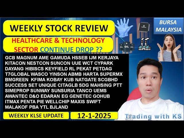 Weekly KLSE BURSA Review - 12-1-2025 HEALTHCARE & TECHNOLOGY SECTOR CONTINUE DROP ??HARTA YTL