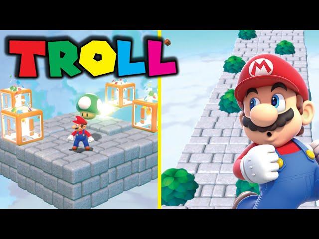 CRAZIEST Super Mario 3D World Troll Level (Fan-Made First Ever Level!)