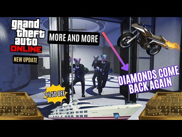 GTA Online *BIG UPDATE* DIAMONDS, DISCOUNTS, BONUSES