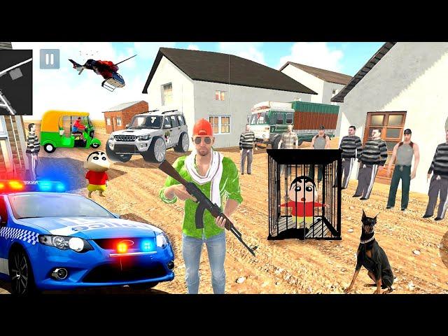  Shinchan ko Gangstars ne Kidnapped kr liya  Indian Theft Auto  Indian Bike Driving 3d Game 