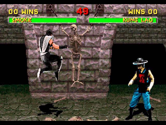 Mortal Kombat 2 [Saturn] - play as Smoke (demonstration)