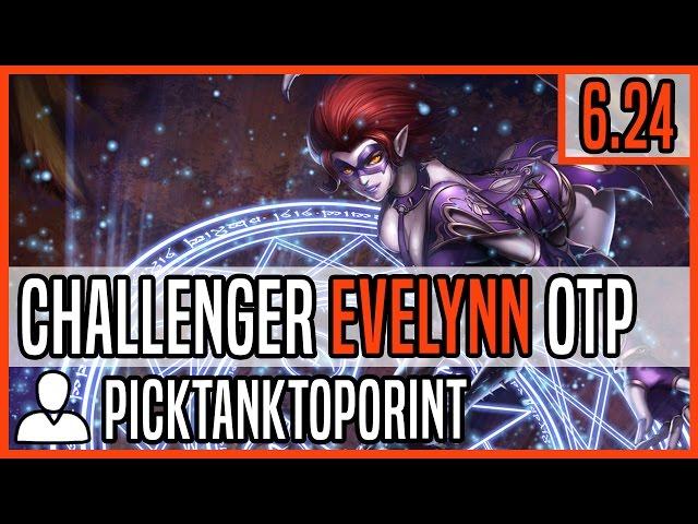 Evelynn 6.24 Jungle OTP - Matchup: Hecarim Ranked Challenger EUW