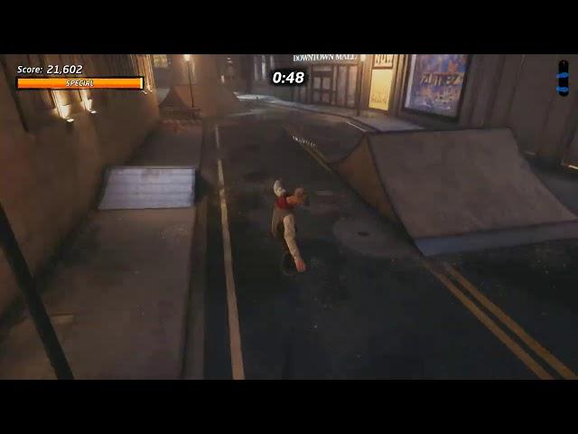 How to EASILY "Complete the Rooftop Gaps" in Downtown - Tony Hawk Pro Skater 1+2 Challenge Guide