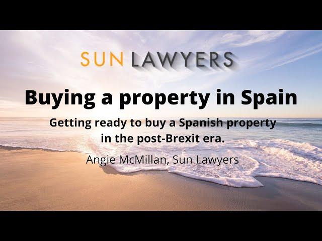 Buying a property in Spain